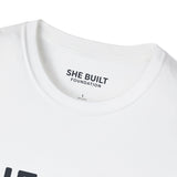 She Built Foundation Unisex Softstyle T-Shirt