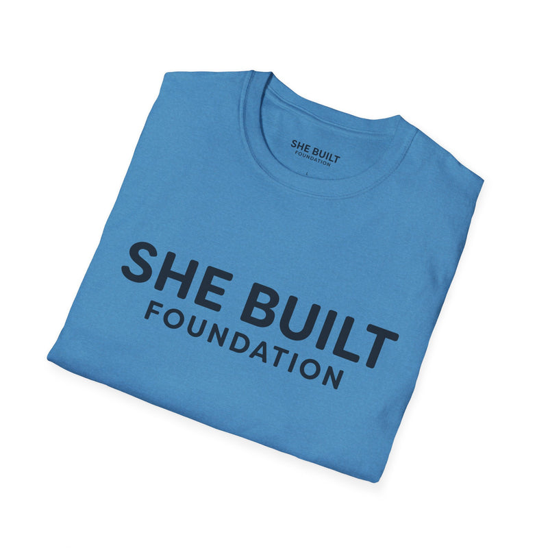 She Built Foundation Unisex Softstyle T-Shirt