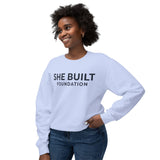 She Built Foundation Unisex Lightweight Crewneck Sweatshirt