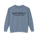 She Built Foundation Unisex Lightweight Crewneck Sweatshirt