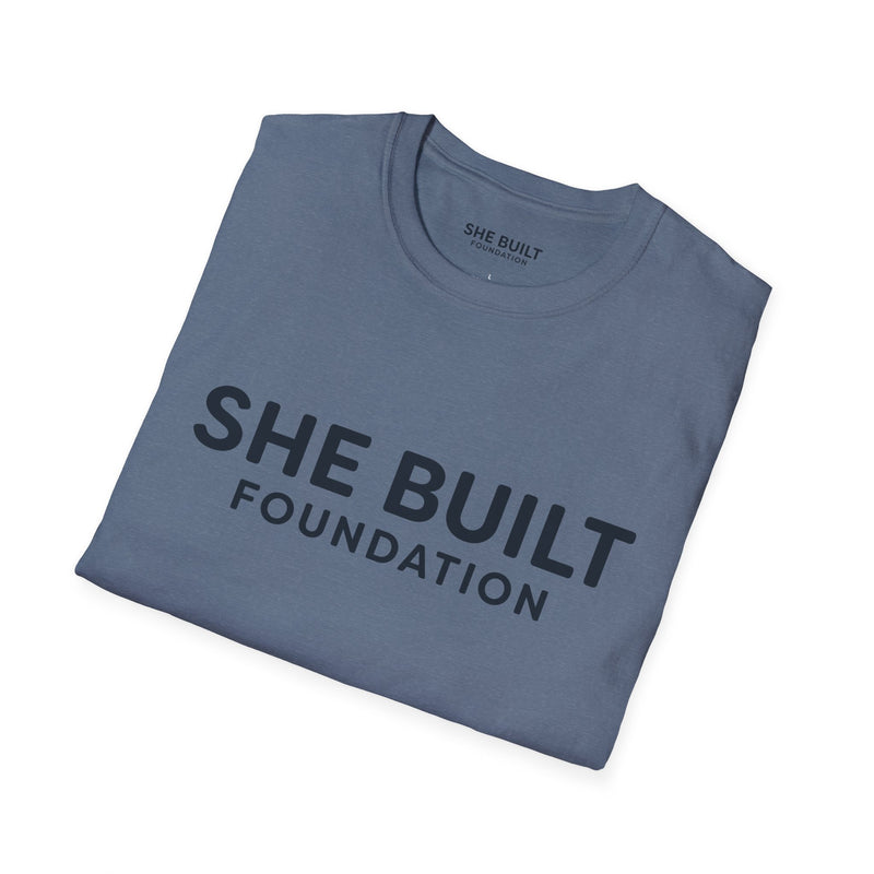 She Built Foundation Unisex Softstyle T-Shirt