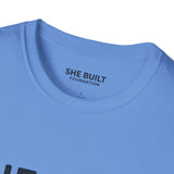 She Built Foundation Unisex Softstyle T-Shirt