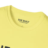 She Built Foundation Unisex Softstyle T-Shirt