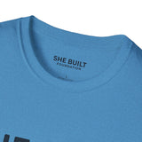 She Built Foundation Unisex Softstyle T-Shirt