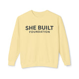 She Built Foundation Unisex Lightweight Crewneck Sweatshirt