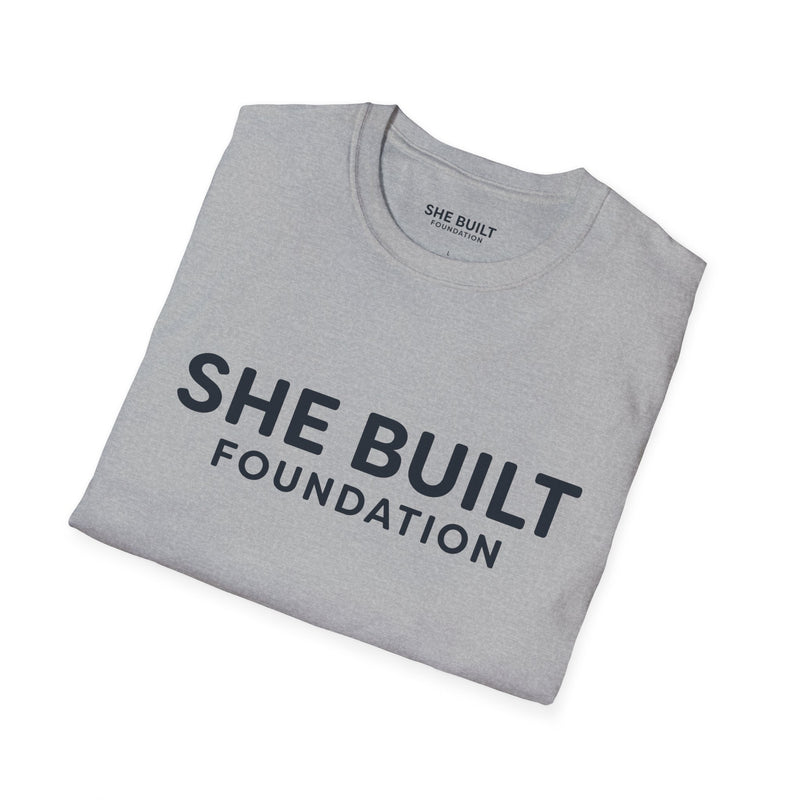 She Built Foundation Unisex Softstyle T-Shirt