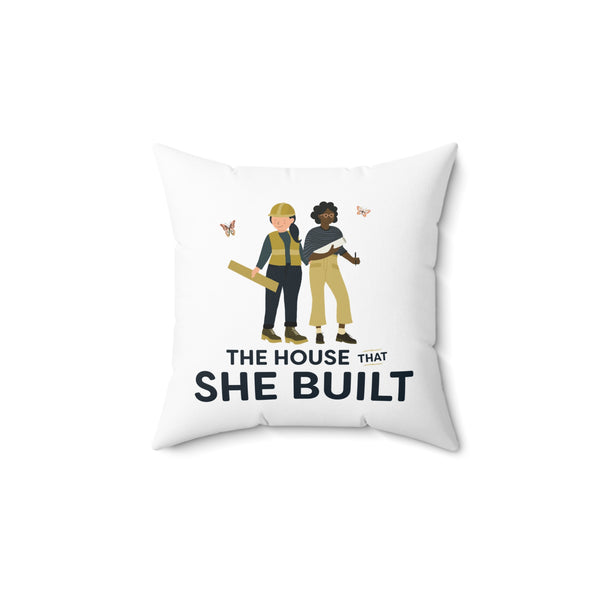 Spun Polyester Square Pillow