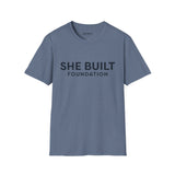 She Built Foundation Unisex Softstyle T-Shirt