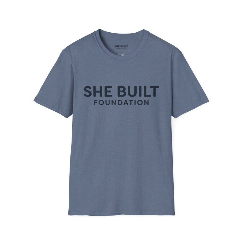 She Built Foundation Unisex Softstyle T-Shirt